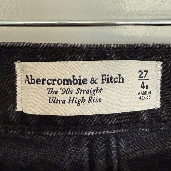 A&F Ultra High Rise '90s Straight Jean (sz 27/4R) - Picture 3 of 3